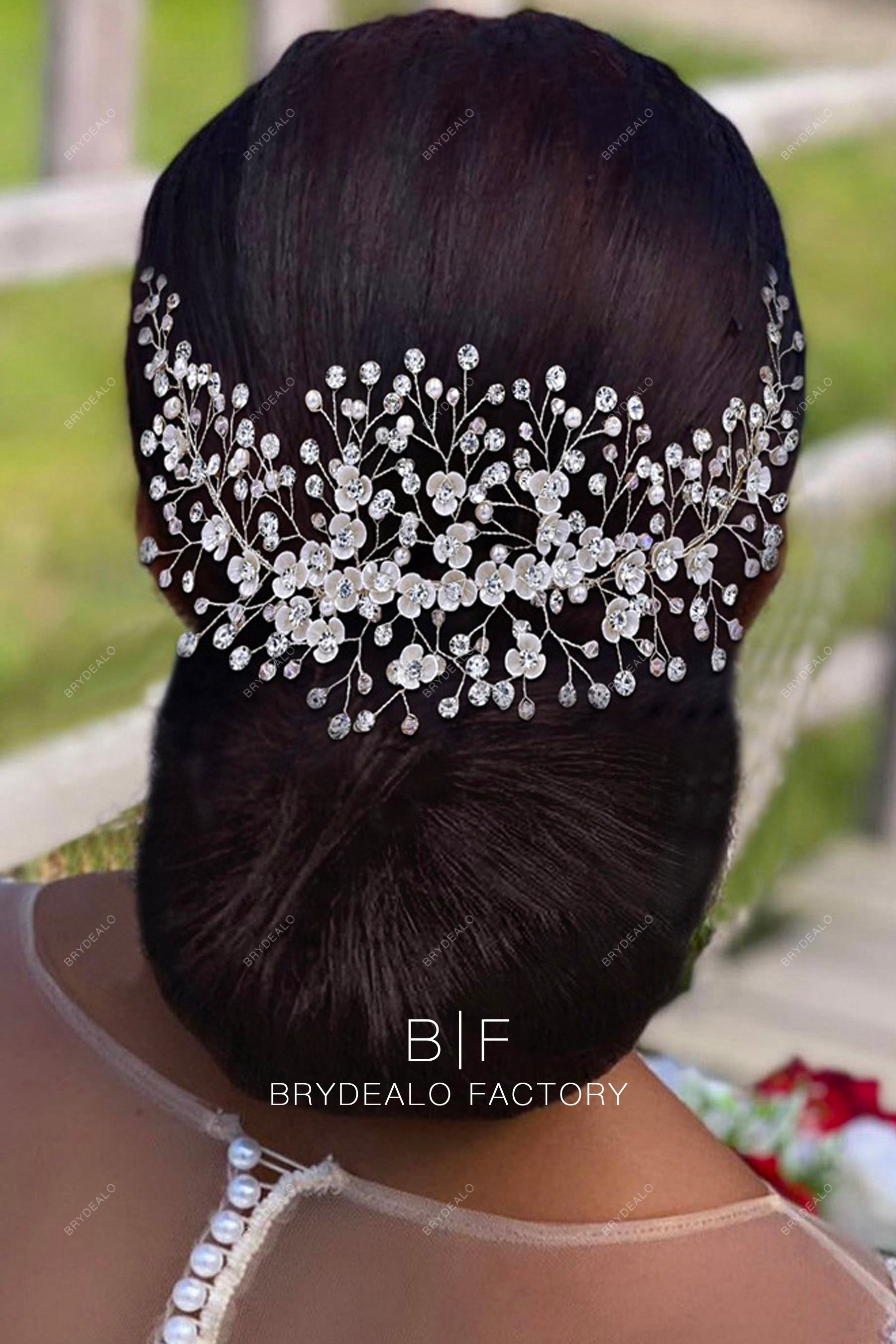 Luxury Rhinestones Wedding Hair Accessory