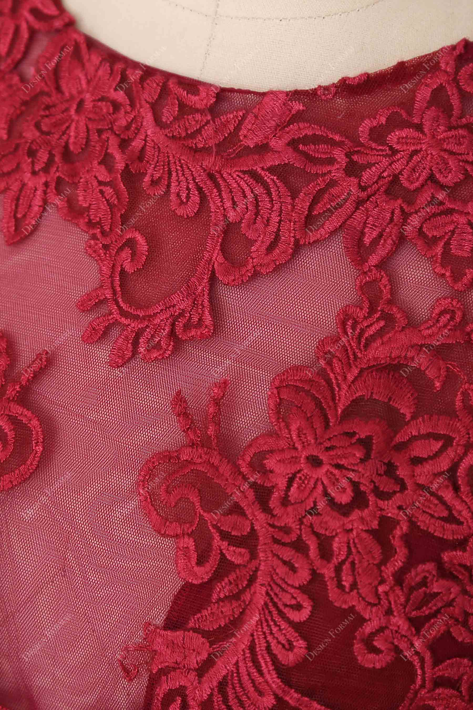 nice lace appliques detail