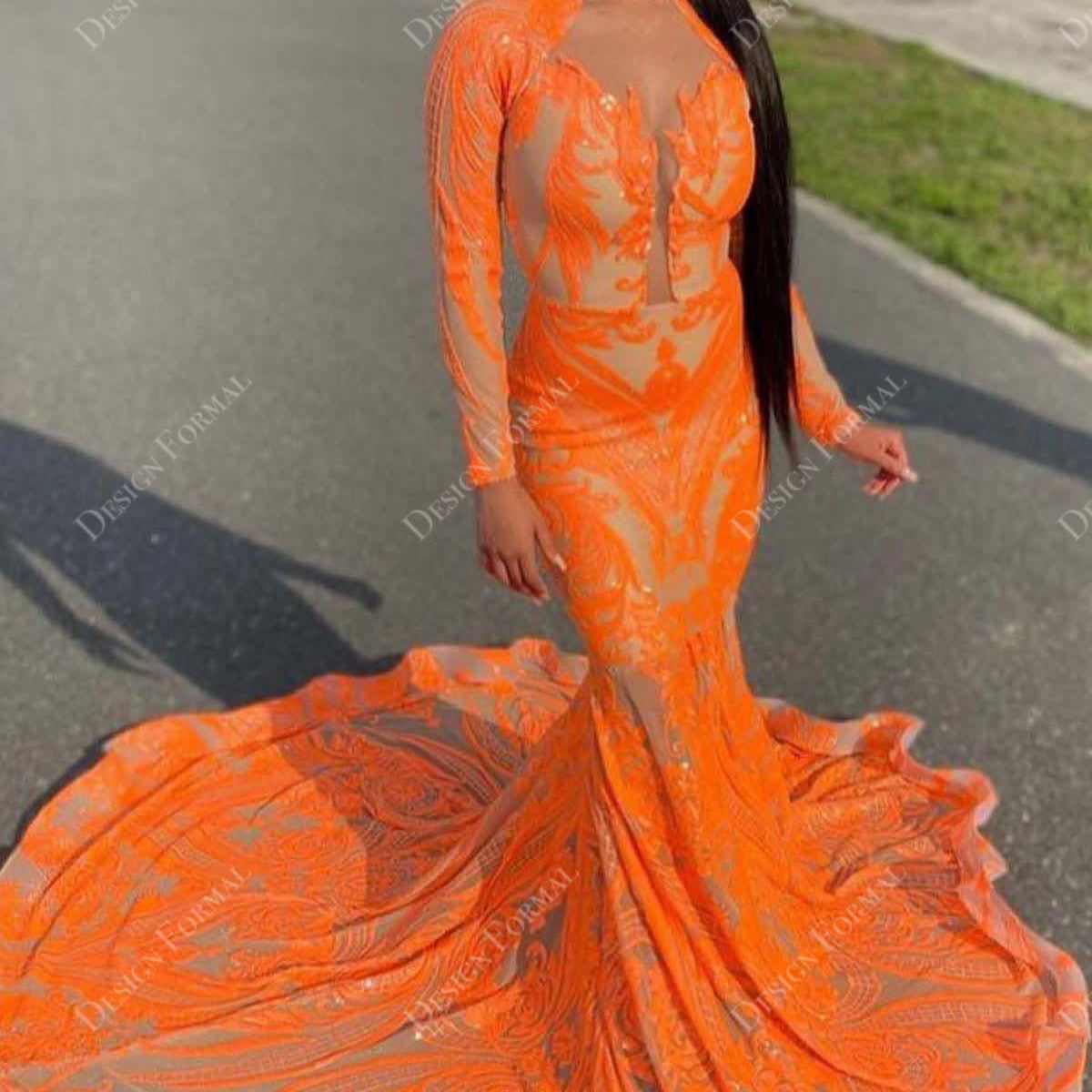 red two piece mermaid dress Fabulous Long Red Mermaid Speghetti Straps Two-piece Prom Dress with Slit