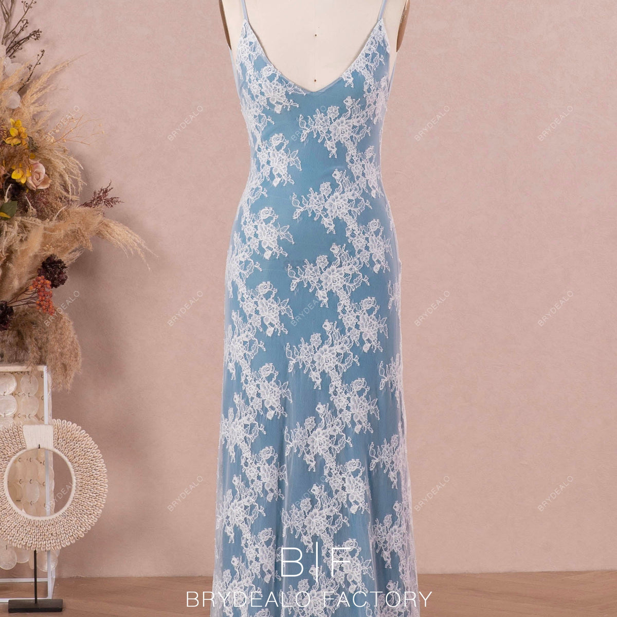 chinese dress ladies Zapaka Women Peacock Blue Lace Applique Mother of The Bride Dress A-Line Sleeves Illusion Neck Long Wedding Guest Dress, Peacock Blue / US20W