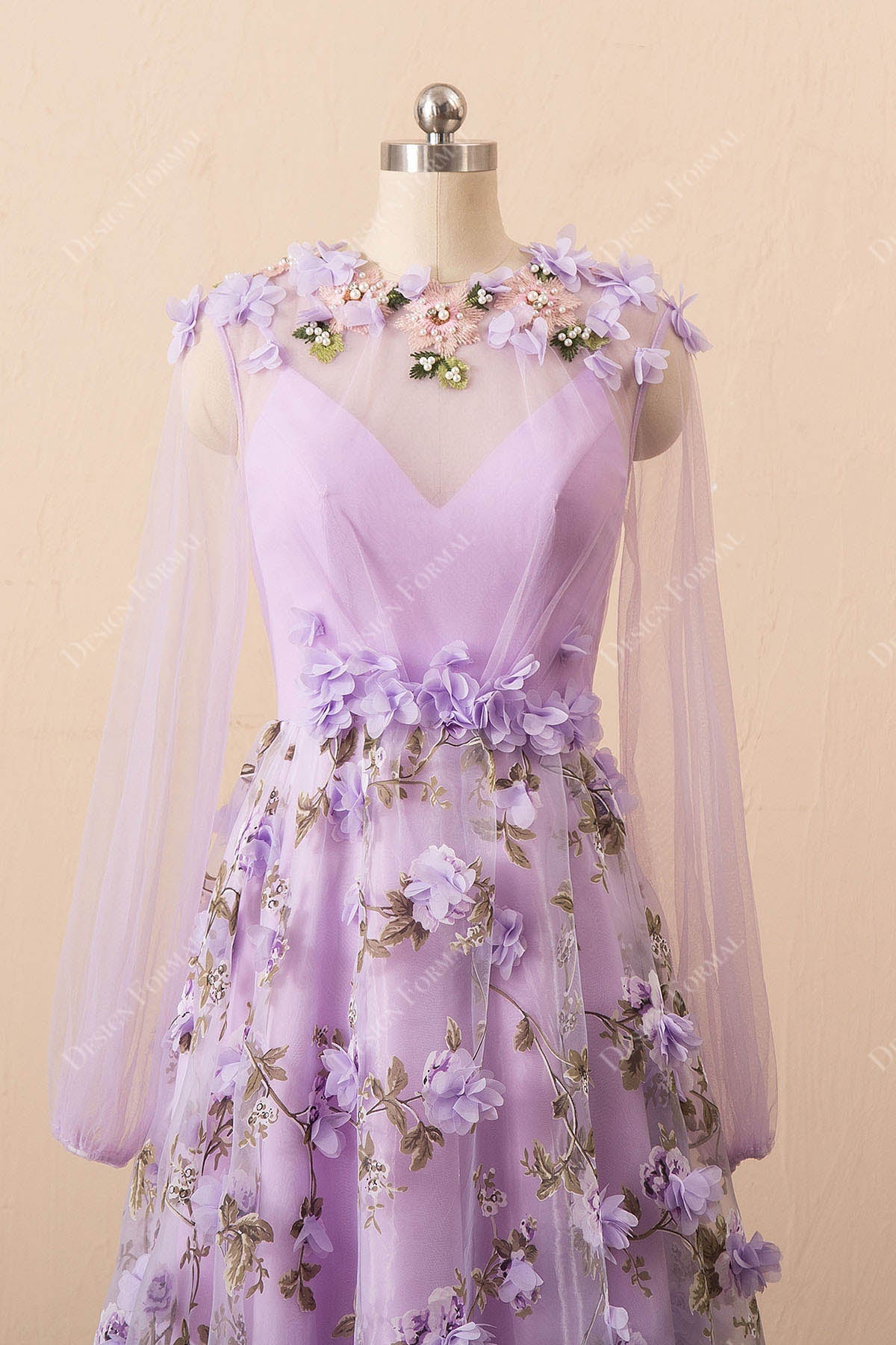 Beige Floral Sleeveless Dress – The Phoenix Company