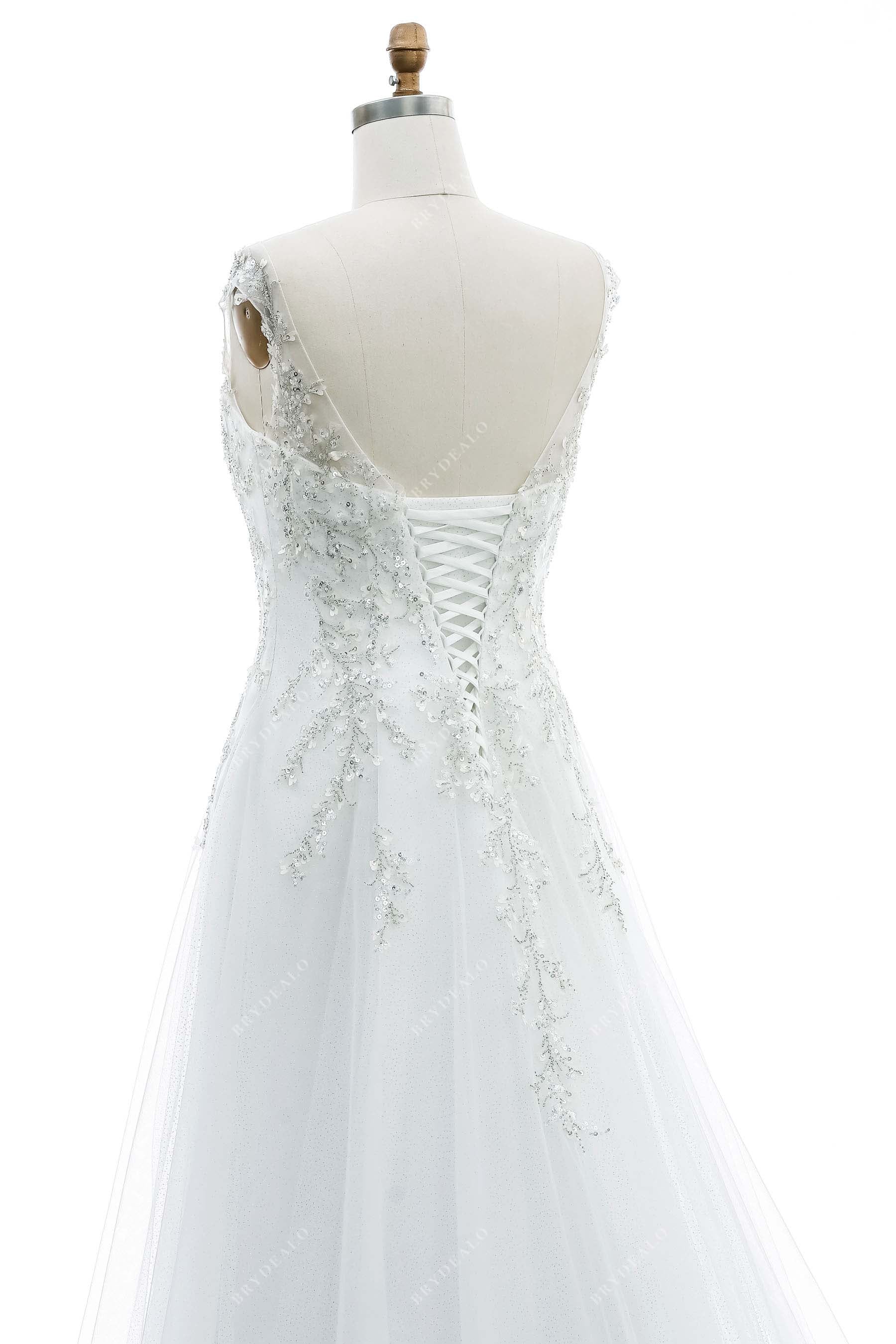 plus size corset modern bridal gown