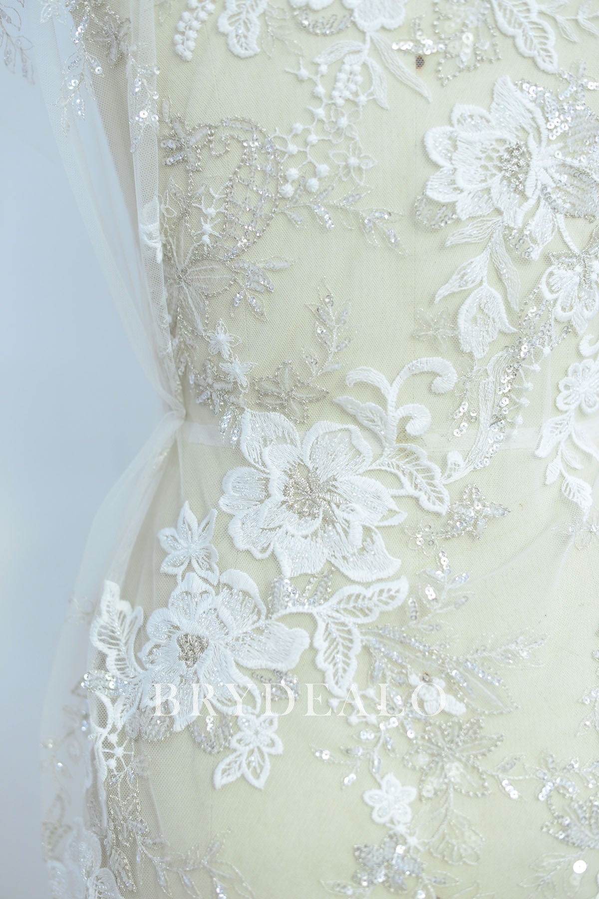 Best Flower Embroidered Lace Fabric
