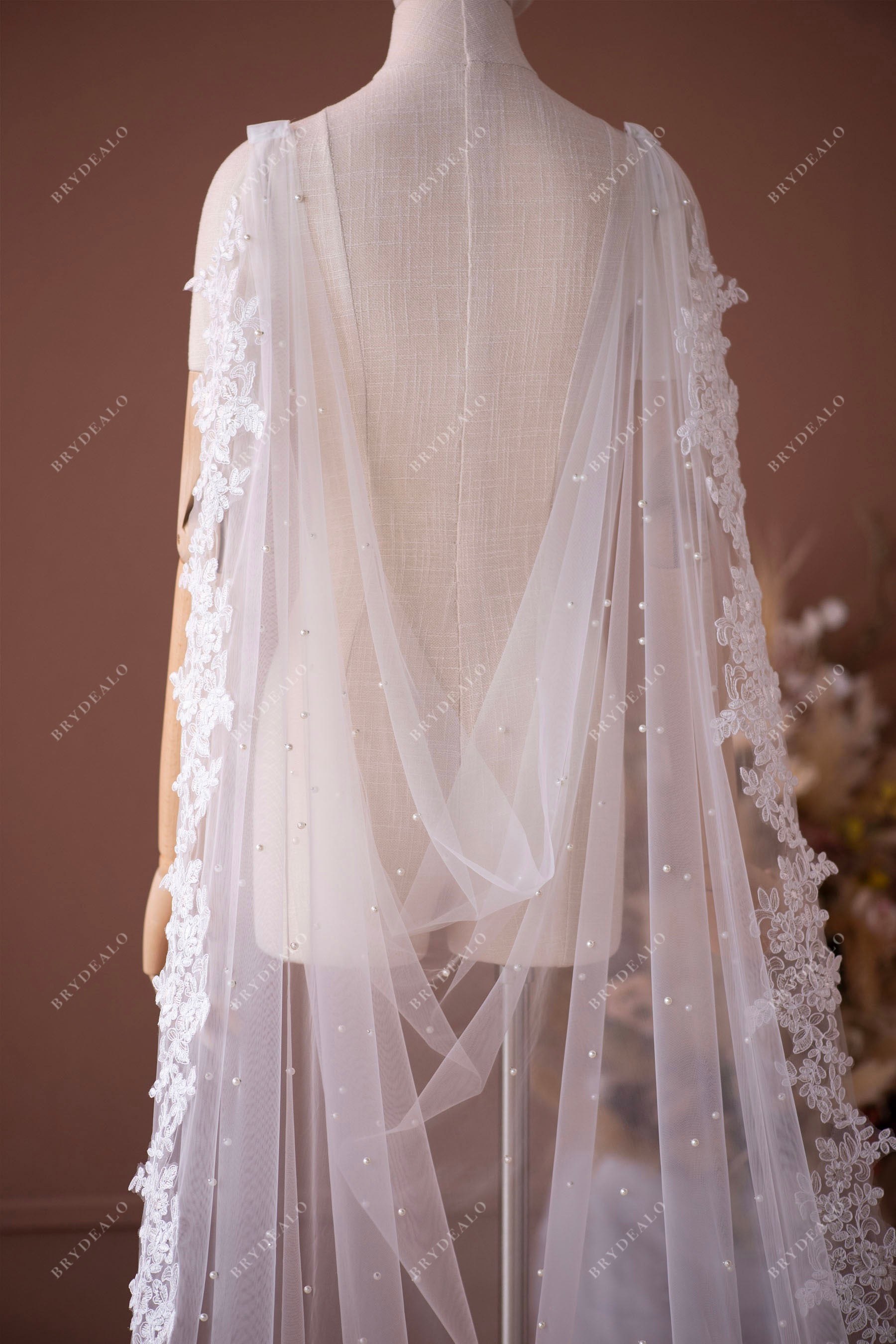 saggy lace wedding cape for sale