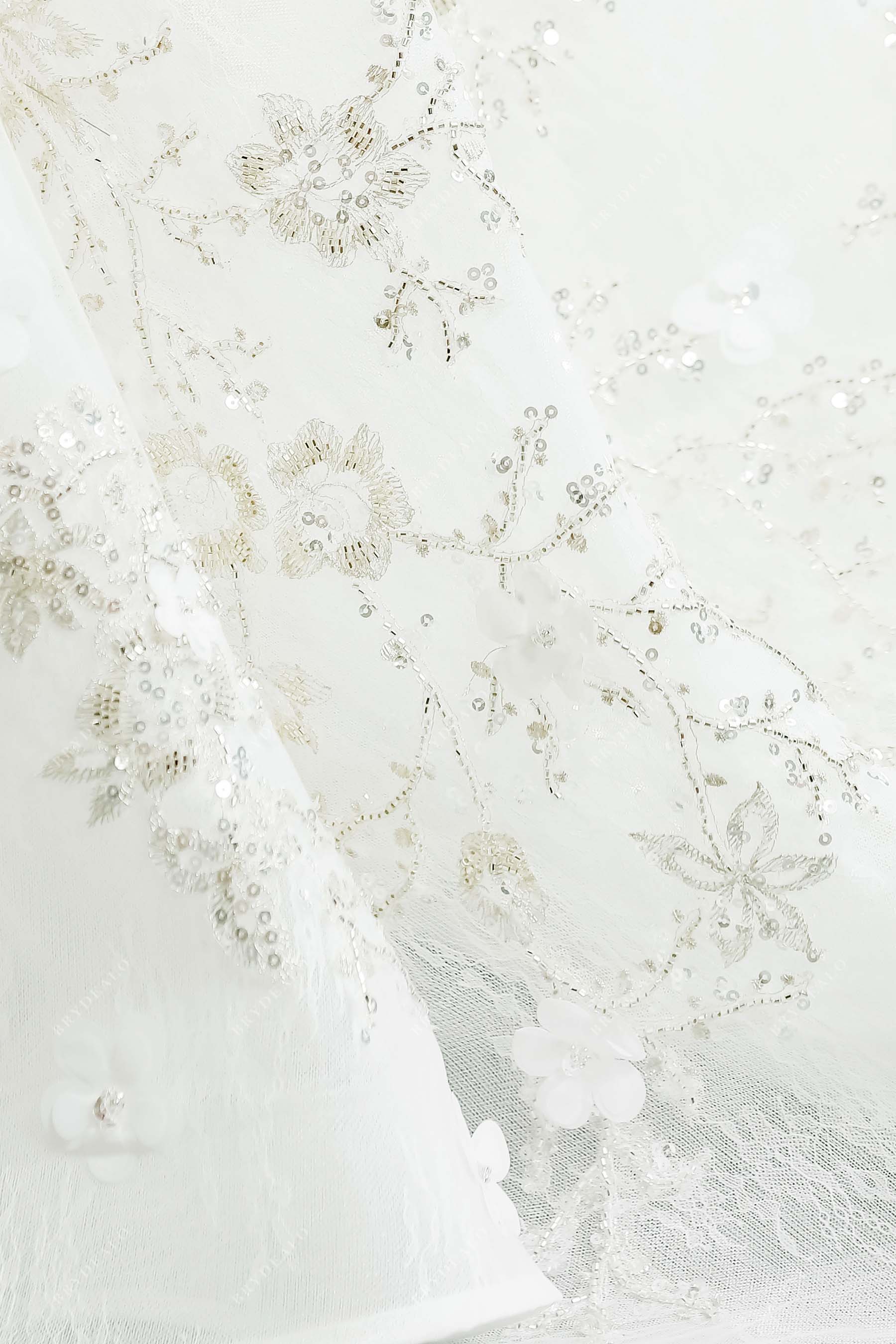 gorgeous sequin lace bridal dress