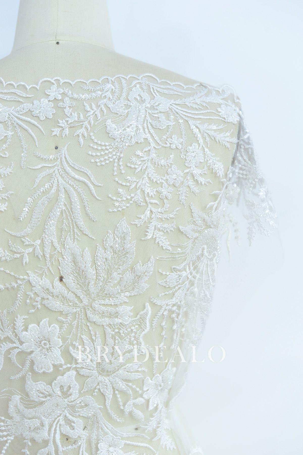  Beaded Flower Apparel Lace Fabric Online