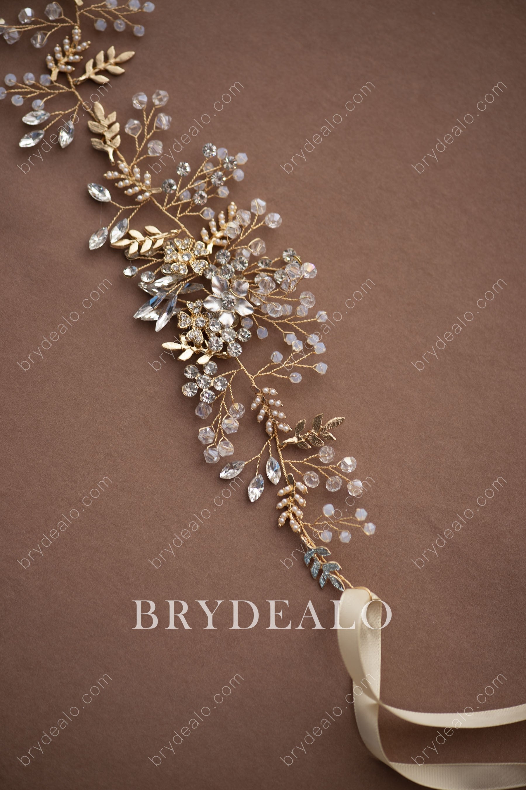 Best Crystals Pearls Beads Bridal Sash