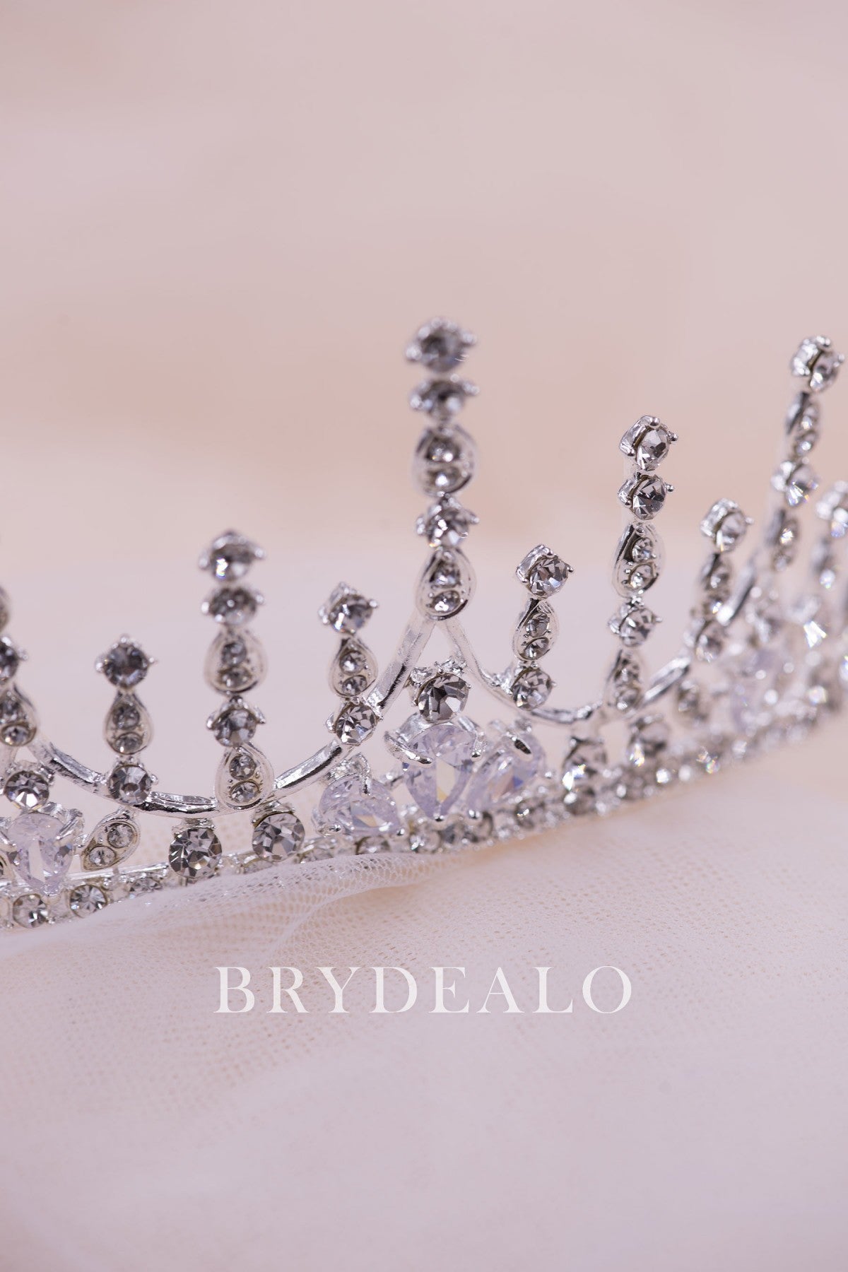 Princess Rhinestones Bridal Crown for sale
