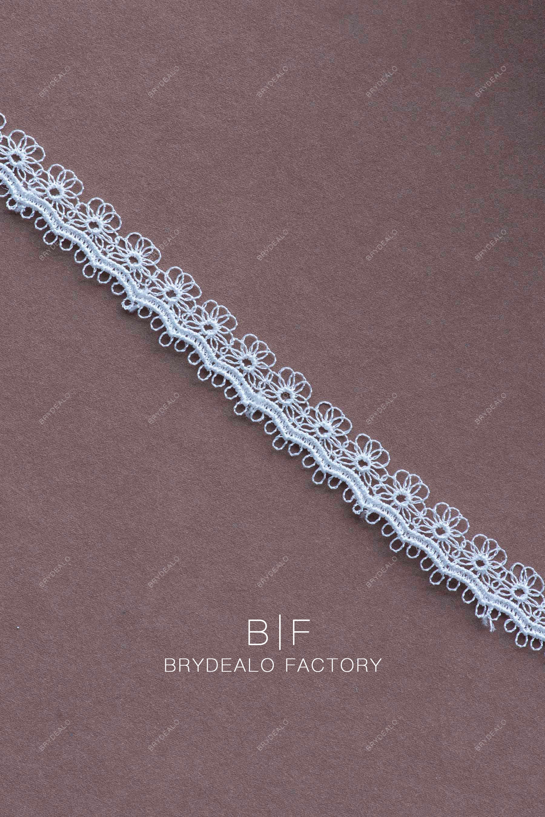 single border flower lace trim online
