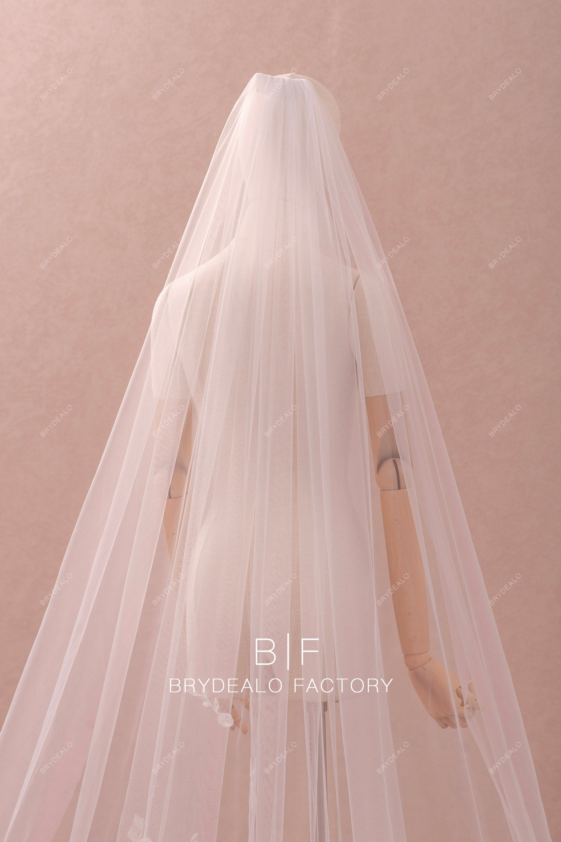 best single tier tulle veil for sale