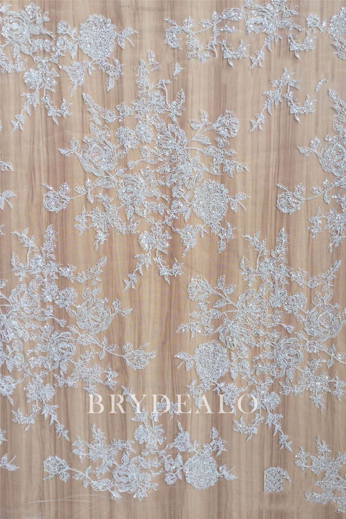 Trendy Sparkly Designer Lace Fabric