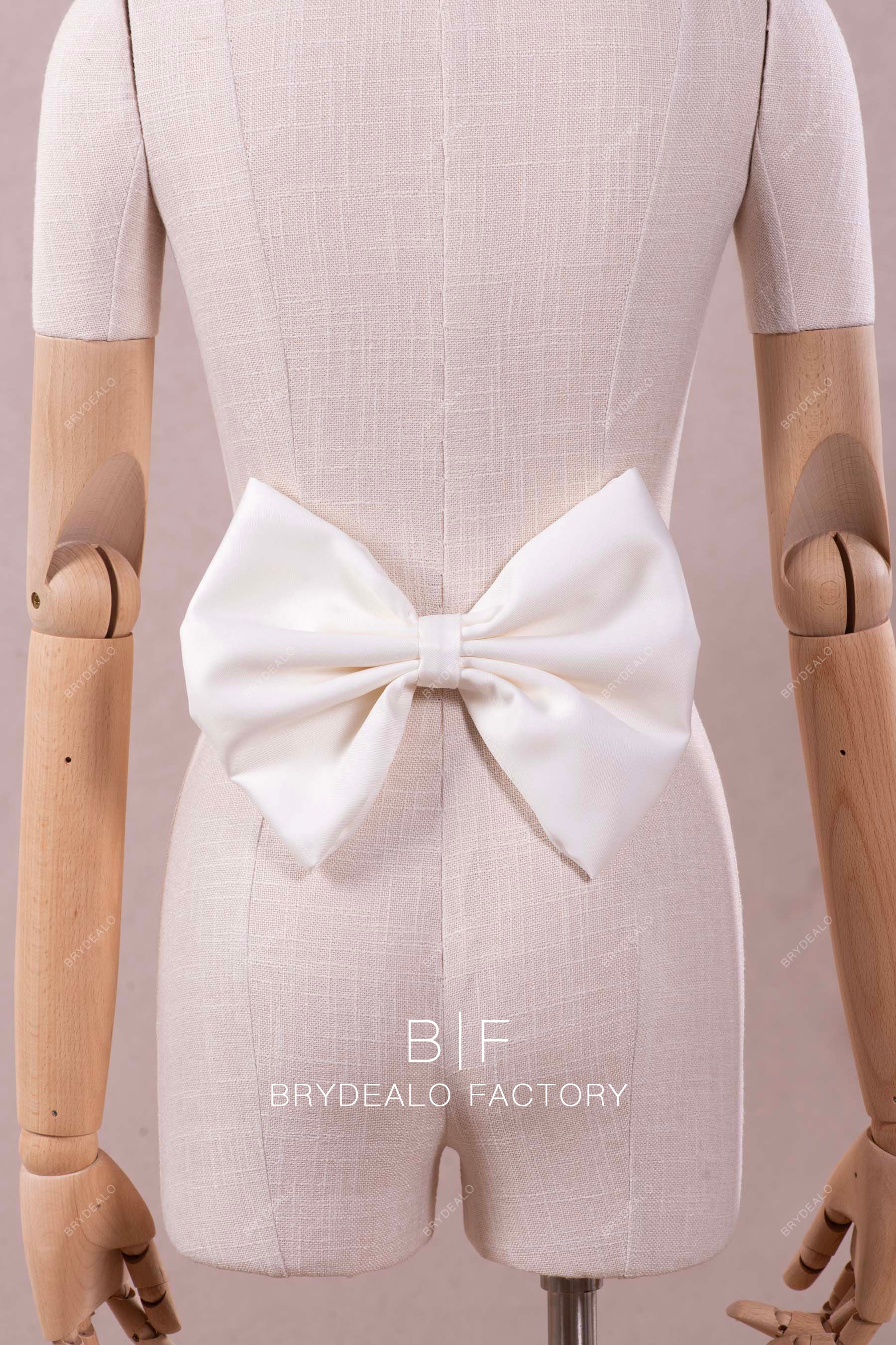 Best Lovely Ivory Mikado Bowknot Online