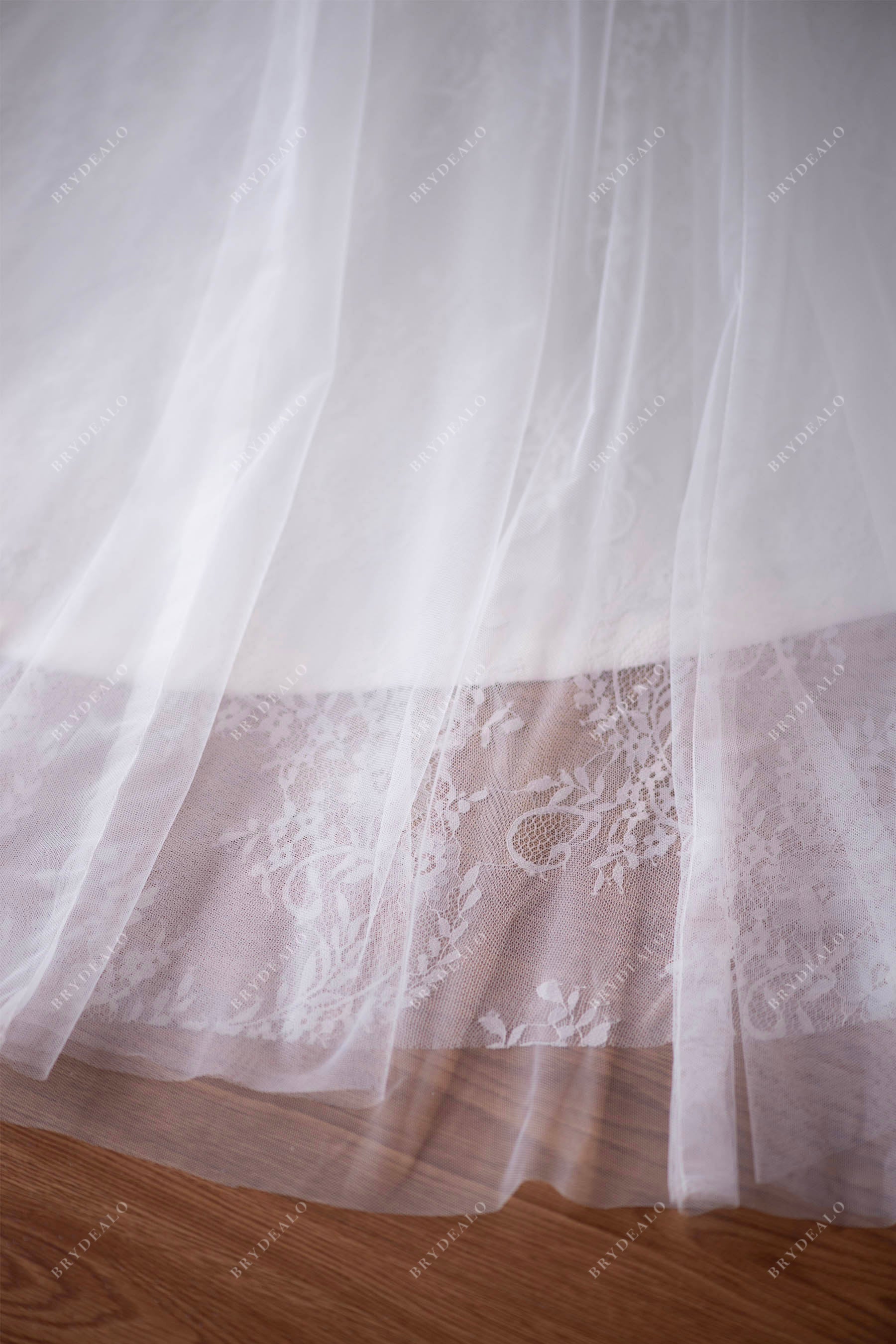 ethereal lace bridal gown