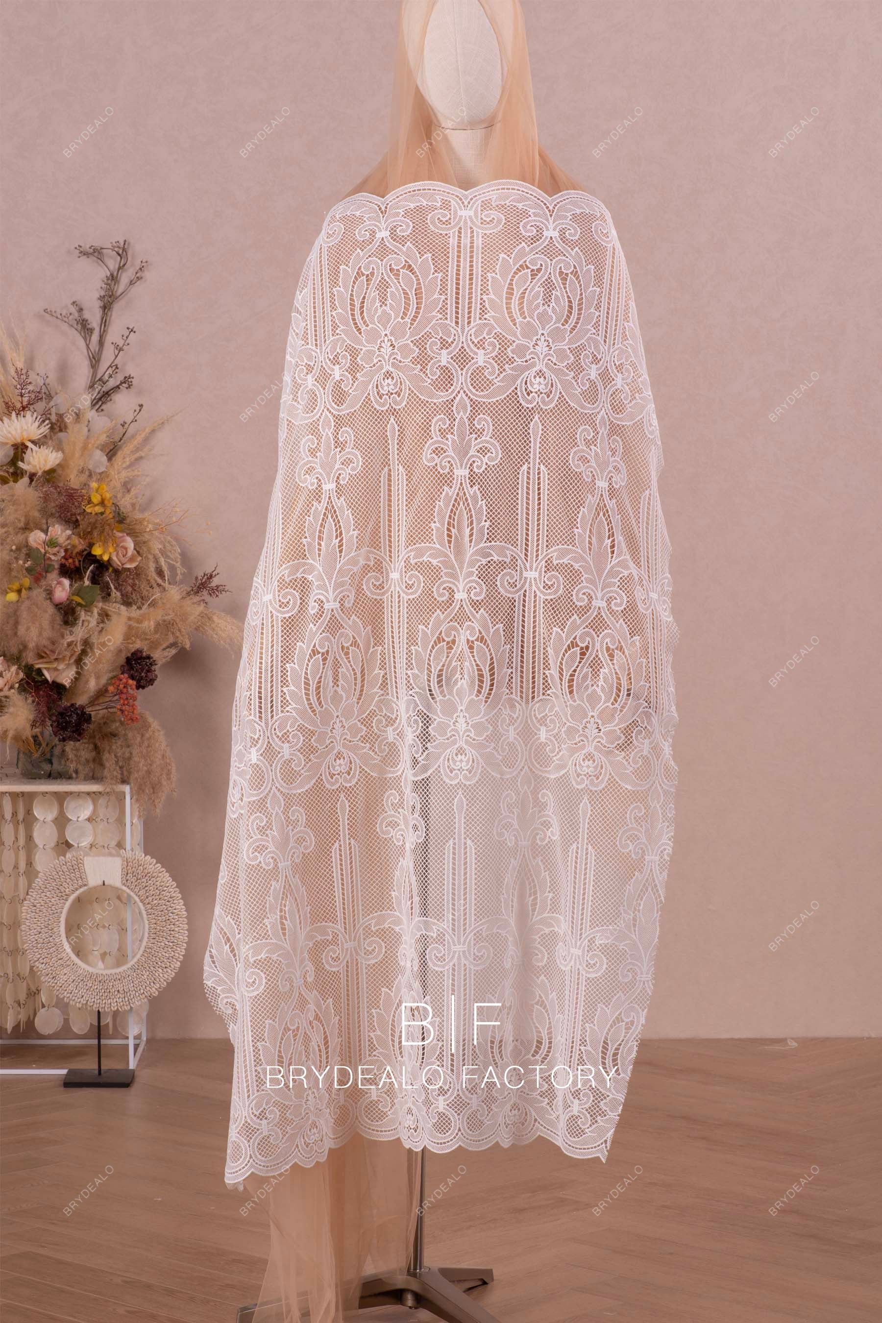 best symmetrical pattern lace fabric