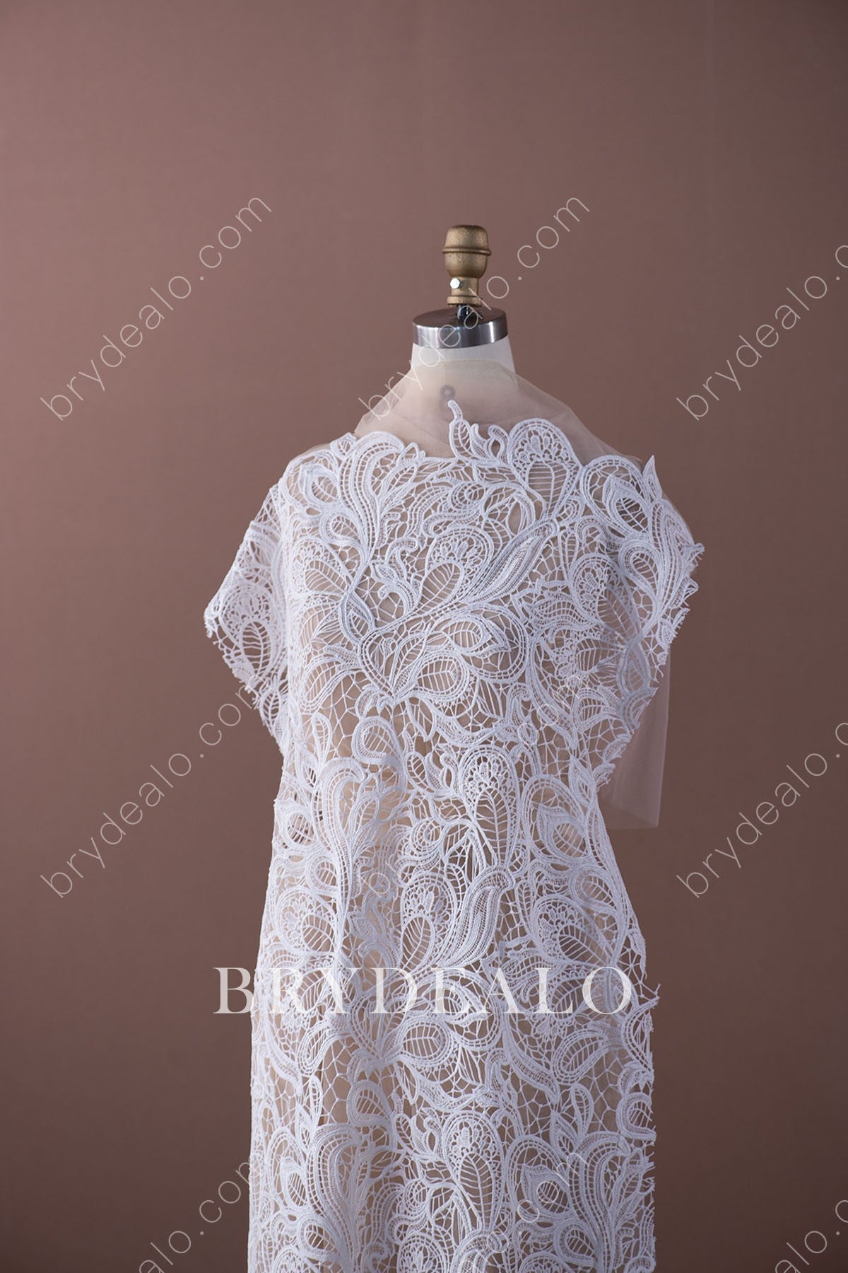 Best Gorgeous  Abstract Crochet Bridal Lace Fabric