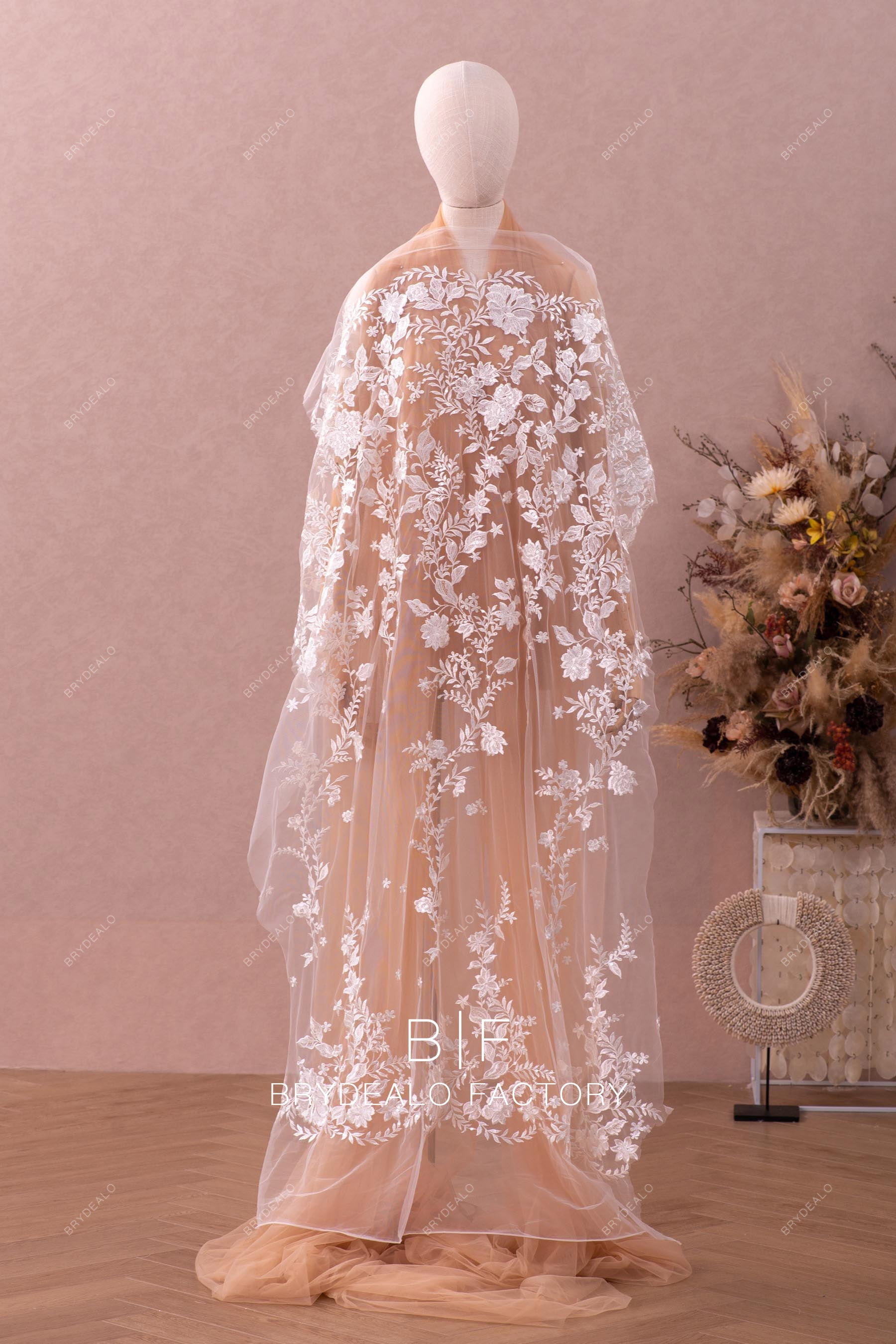 Best Delicate Shimmery Embroidery Lace Online