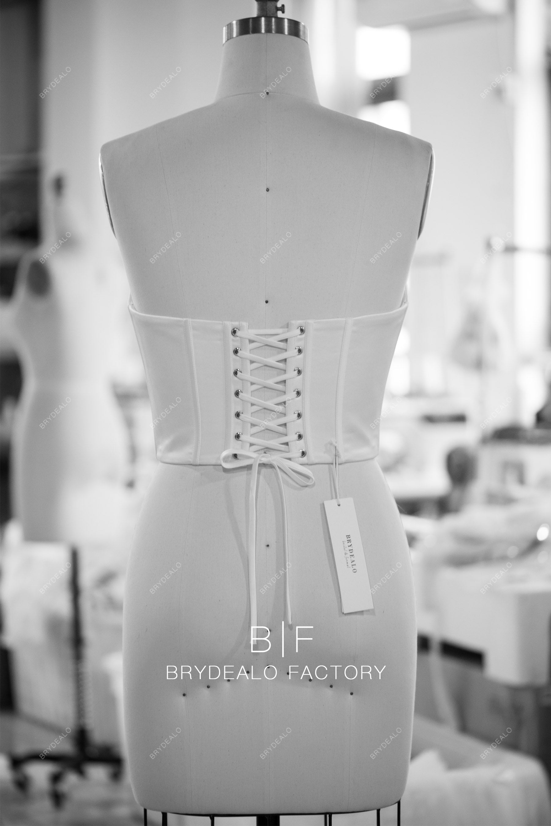 designer lace up corset bridal bustier