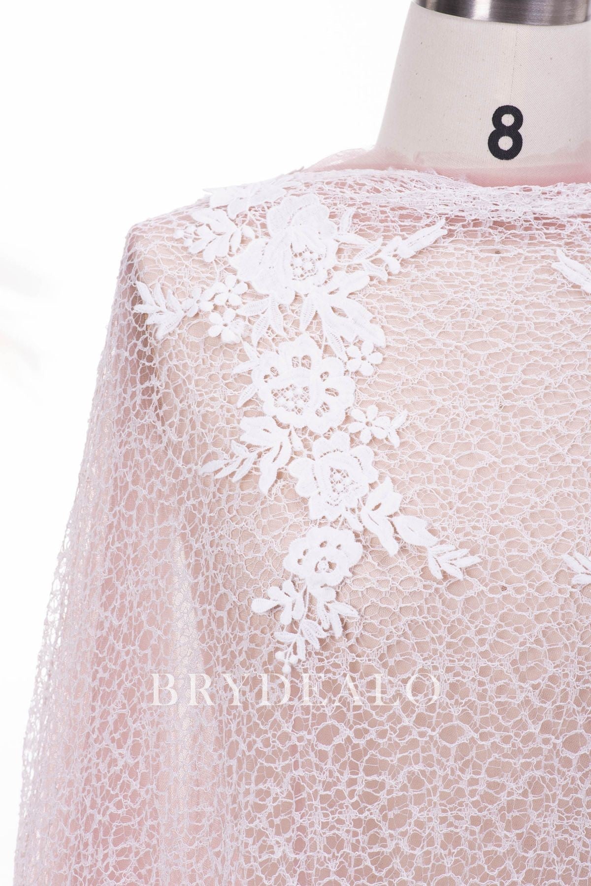 Soft Serried Lace Tulle Fabric For Dresses